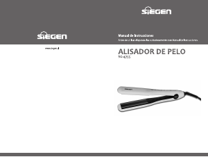 Manual de uso Siegen SG-4755 Plancha de pelo