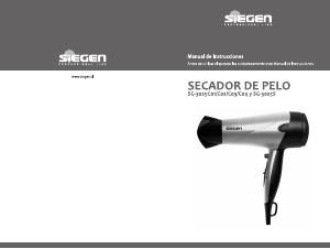 Manual de uso Siegen SG-3025C01 Secador de pelo