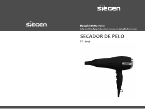 Manual de uso Siegen SG-3043 Secador de pelo