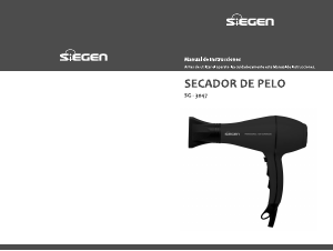 Manual de uso Siegen SG-3047 Secador de pelo