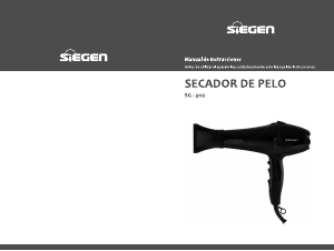 Manual de uso Siegen SG-3112 Secador de pelo