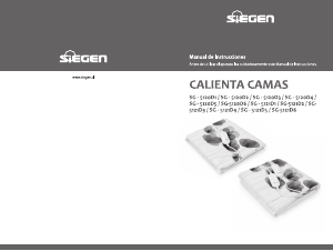 Manual de uso Siegen SG-5120D4 Manta eléctrica