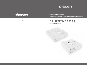 Manual de uso Siegen SG-5151 Manta eléctrica