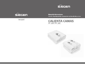 Manual de uso Siegen SG-5350 Manta eléctrica
