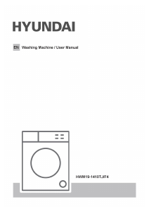 Manual Hyundai HWM19-1410TJ/F4 Washing Machine