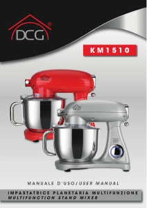 Manual DCG KM1510R Stand Mixer