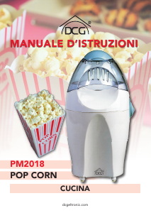 Manuale DCG PM2018 Macchina per popcorn