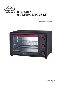 Manuale DCG MB9838N Forno