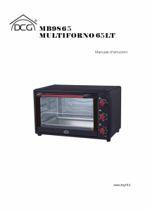 Manuale DCG MB9865 Forno