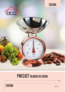 Manuale DCG PWC1027 Bilancia da cucina