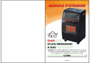 Manuale DCG GH09 Termoventilatore