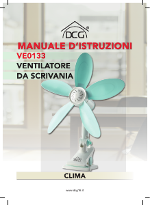 Manuale DCG VE0133 Ventilatore