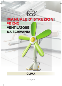 Manuale DCG VE1242 Ventilatore