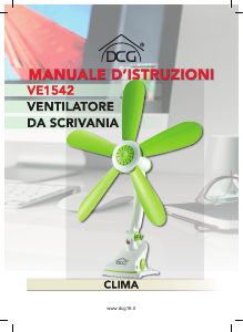 Manuale DCG VE1542 Ventilatore