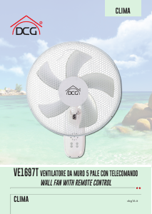 Manual DCG VE1697T Fan