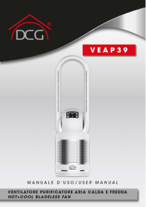 Manuale DCG VEAP39 Ventilatore