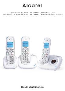 Mode d’emploi Alcatel XL585 Téléphone sans fil