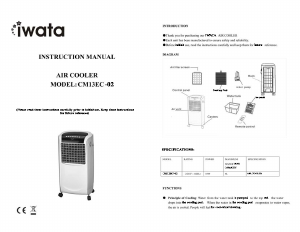 Manual Iwata CM13EC-02 Fan