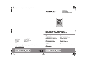 Instrukcja SilverCrest IAN 395418 Suszarka do warzyw