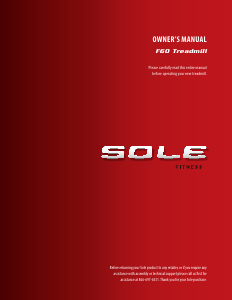 Manual Sole Fitness F60 Treadmill