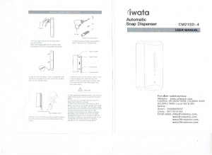 Manual Iwata CM21SD-4 Soap Dispenser