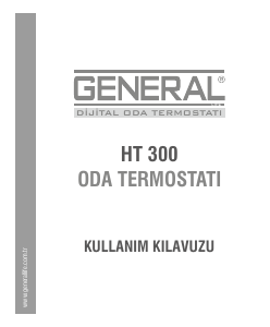 Kullanım kılavuzu General HT 300 Termostat