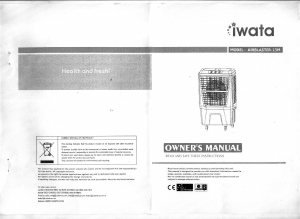 Handleiding Iwata AIRBLASTER-13M Ventilator