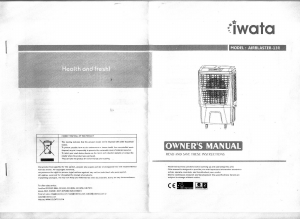 Handleiding Iwata AIRBLASTER-13R Ventilator