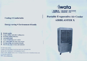 Handleiding Iwata AIRBLASTER-X Ventilator