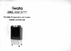 Handleiding Iwata AIRBLASTER-XR Ventilator