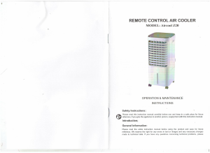 Handleiding Iwata AIRCOOL-Z20 Ventilator