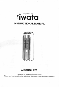 Handleiding Iwata AIRCOOL-Z26 Ventilator