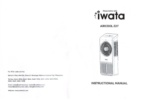 Handleiding Iwata AIRCOOL-Z27 Ventilator