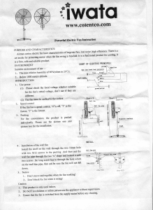 Manual Iwata AIRMAX-2.0W Fan