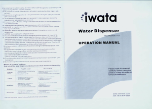 Manual Iwata AQUACOOL 17-3 Fan