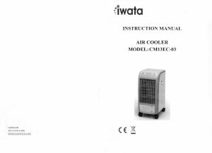 Manual Iwata CM13EC-03 Fan