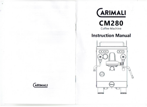 Manual Carimali CG280 Coffee Machine