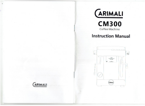 Handleiding Carimali CM300 Koffiezetapparaat