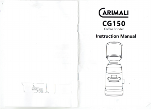 Handleiding Carimali CG150 Koffiemolen