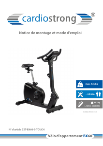 Mode d’emploi Cardiostrong BX60 Vélo d’appartement