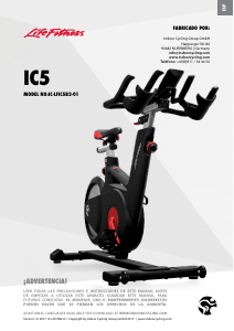Manual de uso Life Fitness IC5 Bicicleta estática