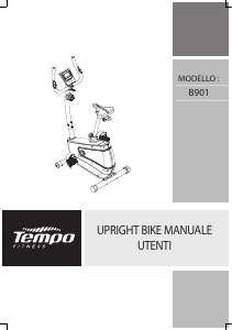 Manuale Tempo Fitness B901 Cyclette