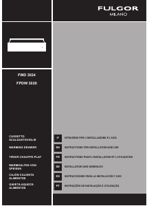 Manual Fulgor FPDW 3020 Warming Drawer