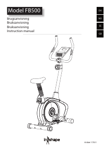 Brugsanvisning Inshape 17531 FB500 Motionscykel