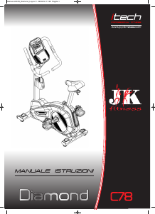 Manuale JK Fitness C78 Diamond Cyclette