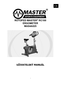 Instrukcja Master RC100 Rower treningowy