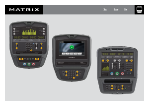 Mode d’emploi Matrix 3x Console de fitness