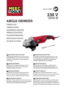 Manual Meec Tools 018-633 Angle Grinder