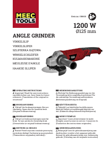 Bedienungsanleitung Meec Tools 018-600 Winkelschleifer