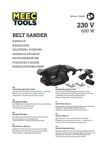 Handleiding Meec Tools 018-406 Bandschuurmachine
